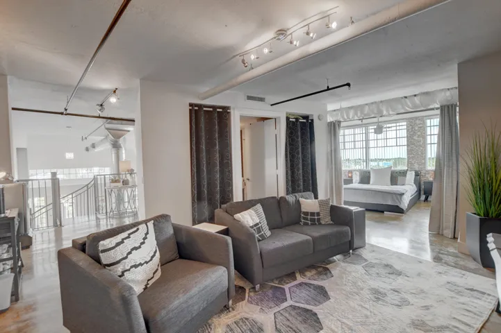 upstairs den