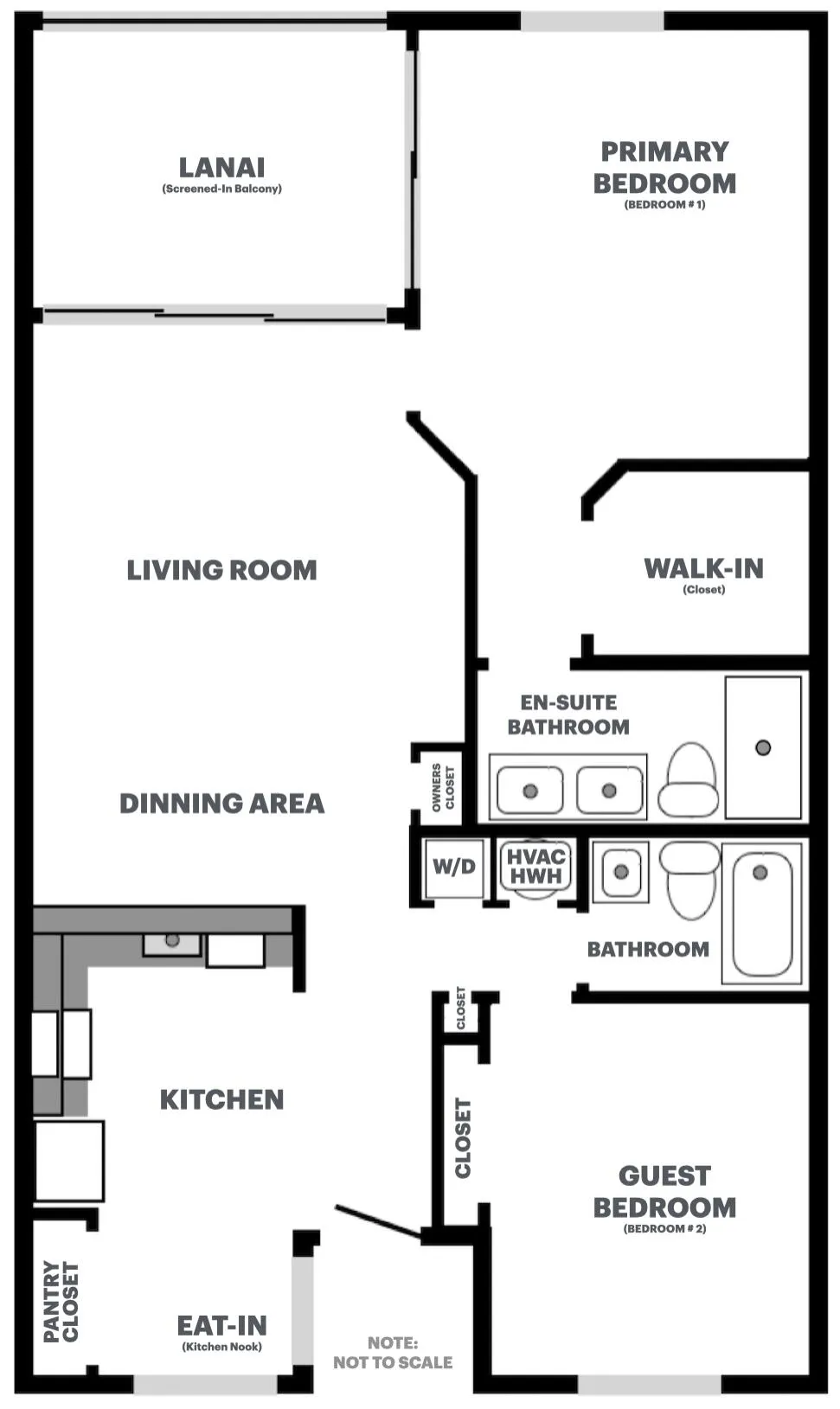 A404e Floor Plan (NOTE: Not to Scale)