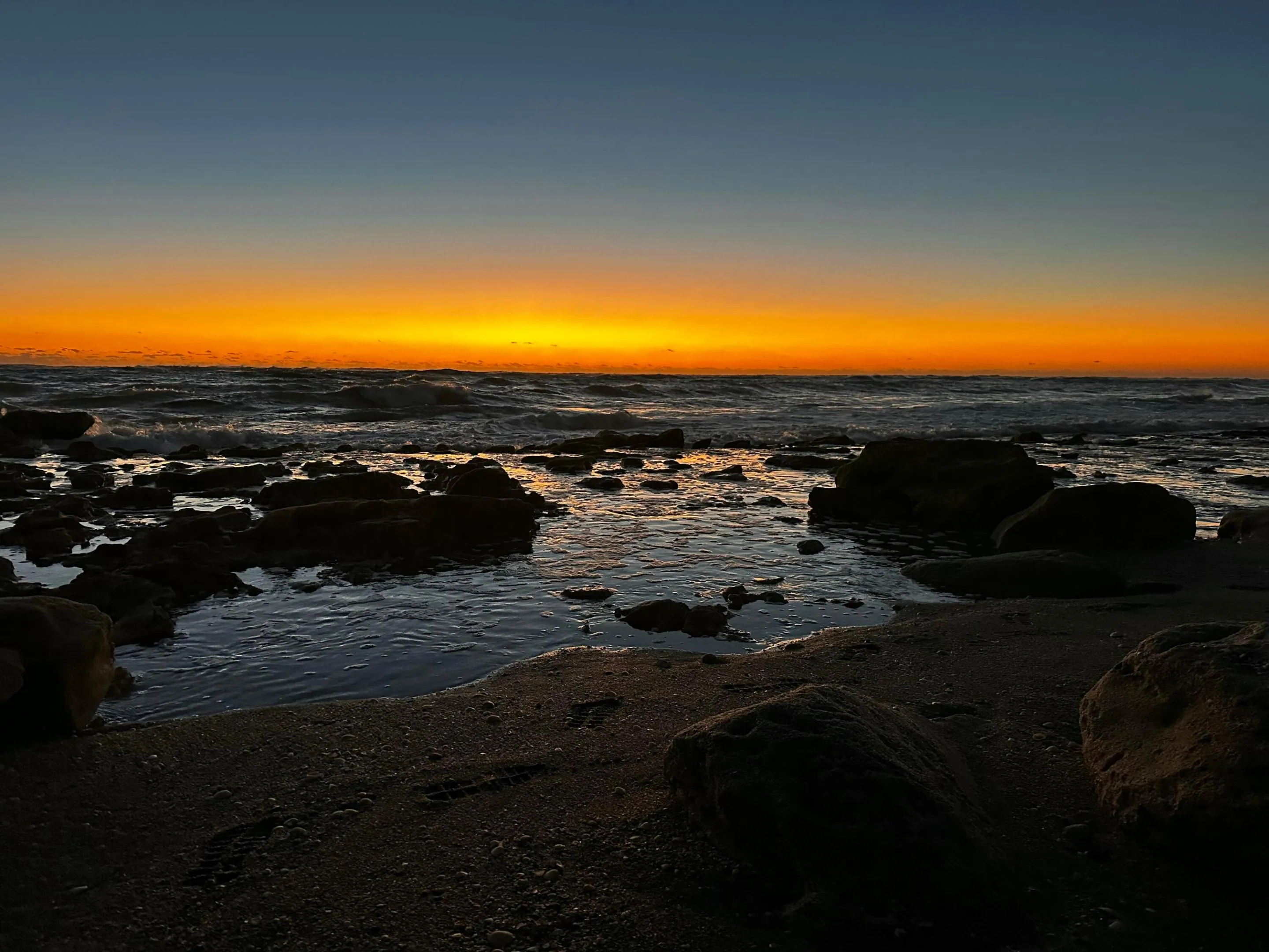 Sunrise from Jupiter Beach at Carlin Park