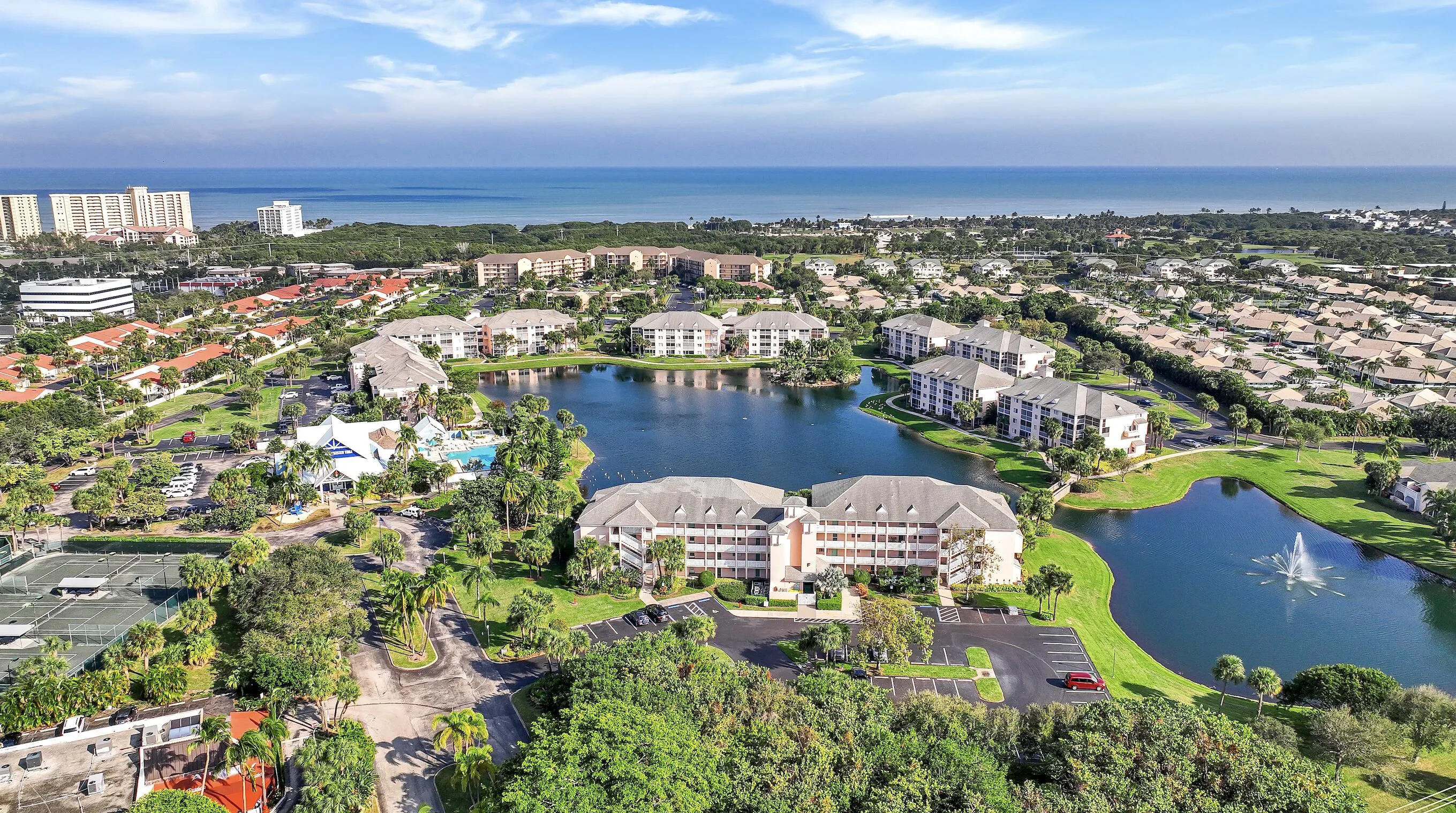 Birds eye view of Jupiter Bay