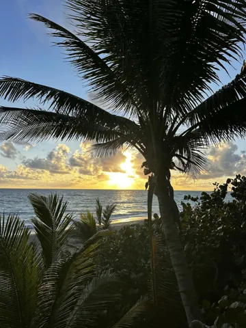 Sunrise from Jupiter Beach at Carlin Park