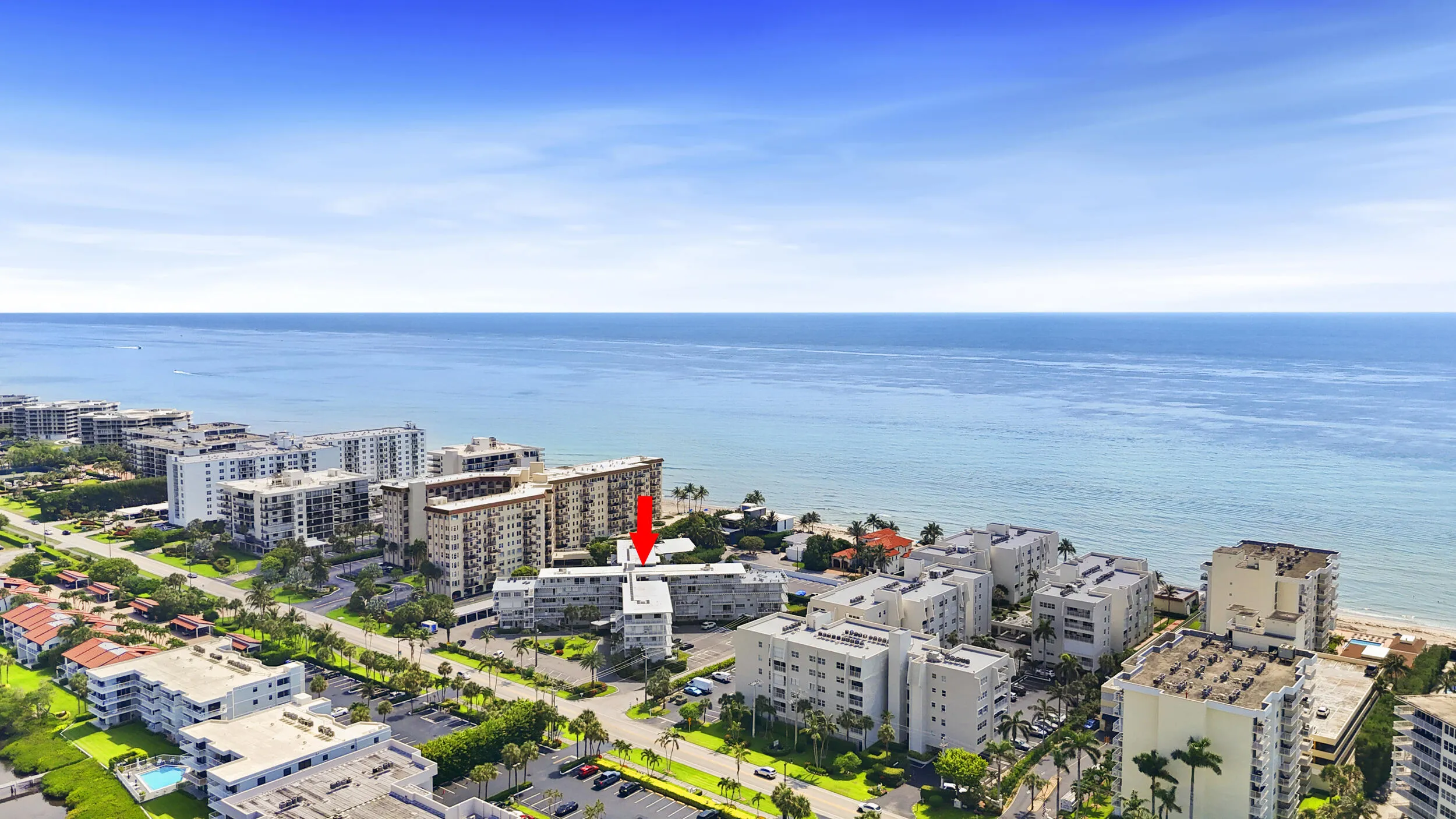 Aerial View of Beachside Condo