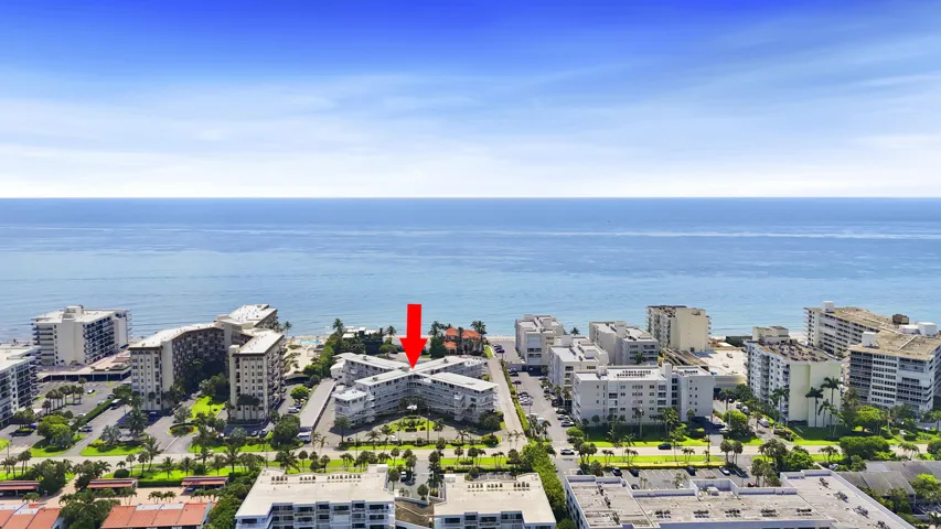 Aerial View of Beachside Condo