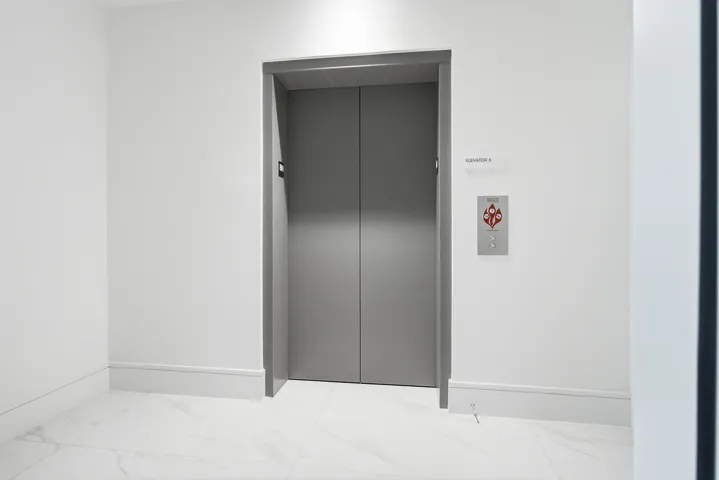 Private elevator entrance to condo.