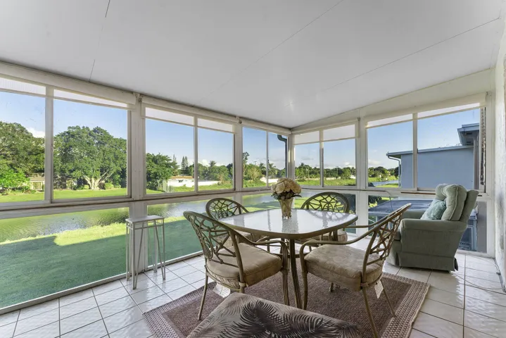 Patio water view