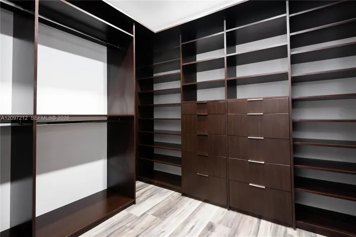 Master Walk-in Closets