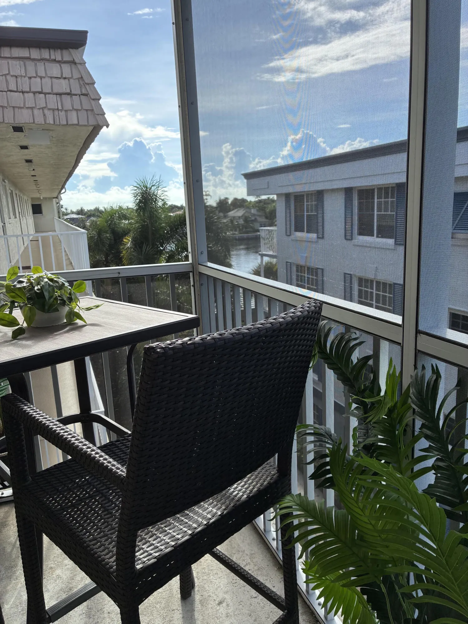 Private lanai with ICW views