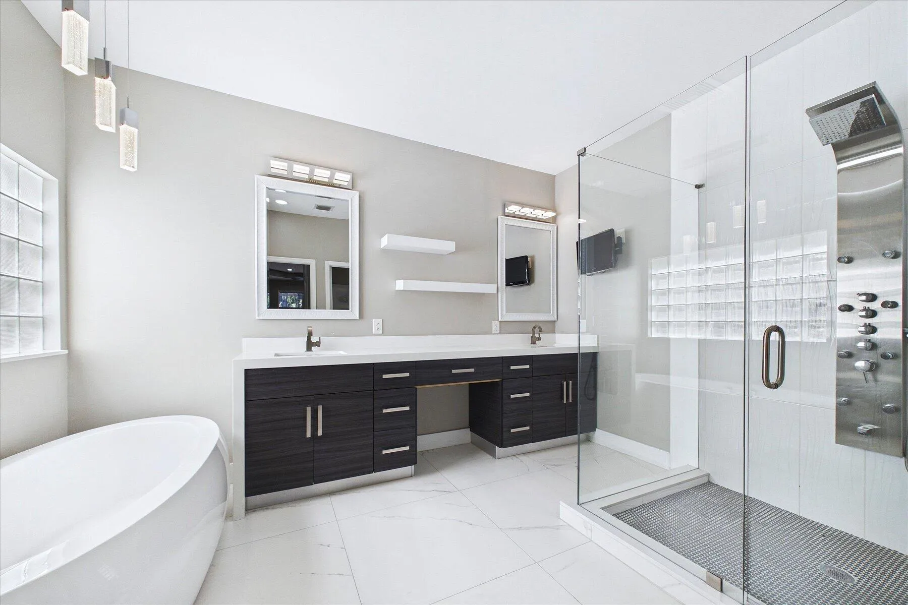 Primary Double Vanity