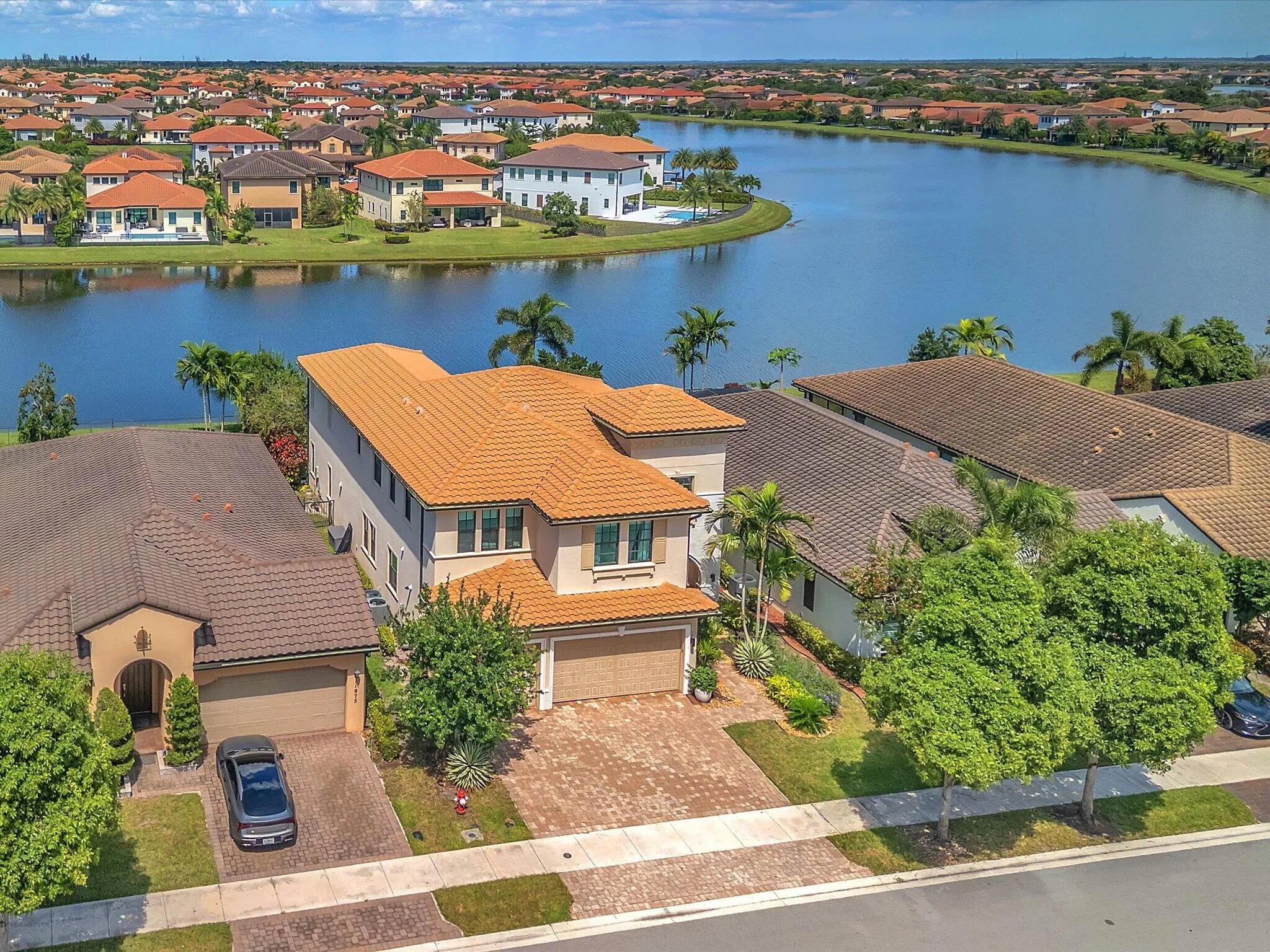 Parkland bay Aerial shot