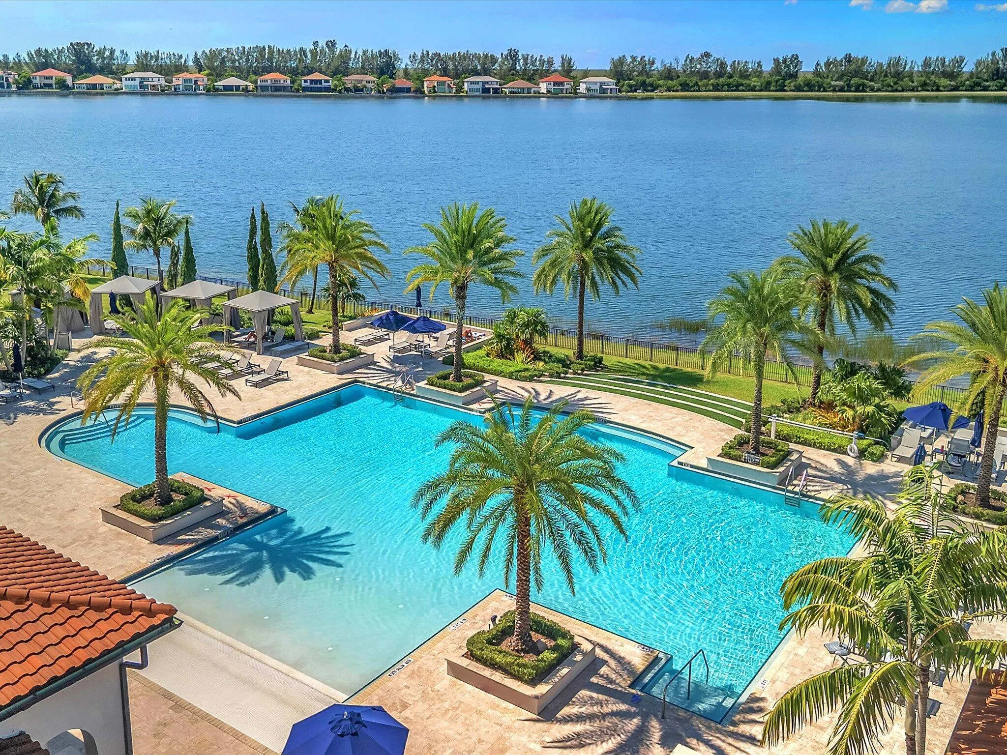 resort style amenity pool
