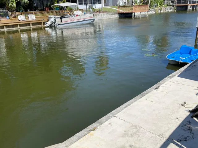 Tie your boat up outback or fish right from your dock!