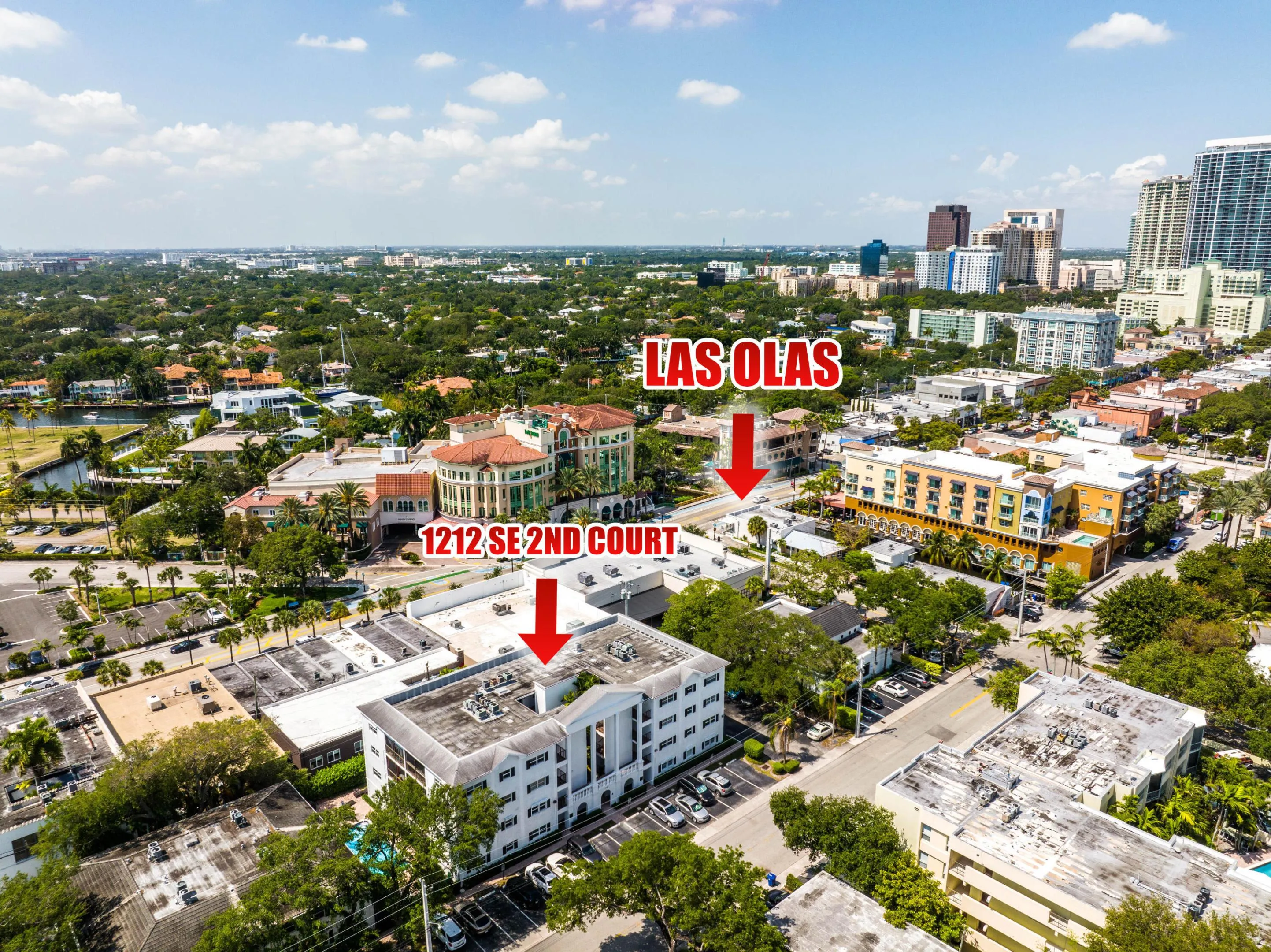 One block from Las Olas