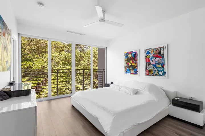 Primary Bedroom with View of Natural Preserve