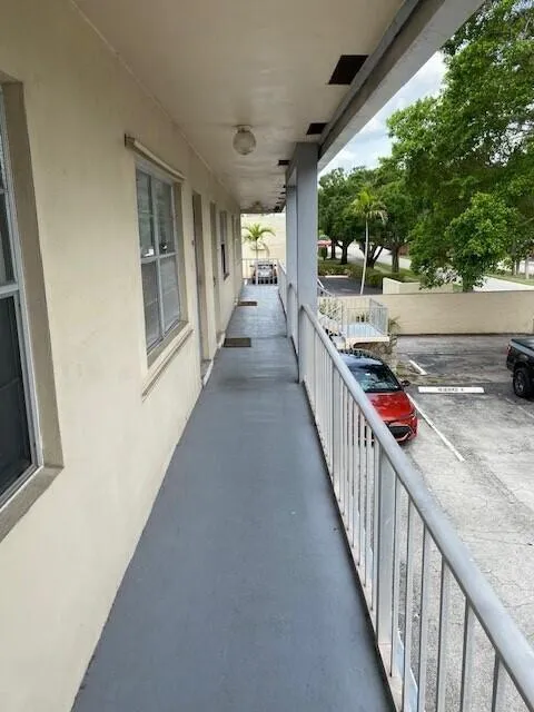Upstairs walkway