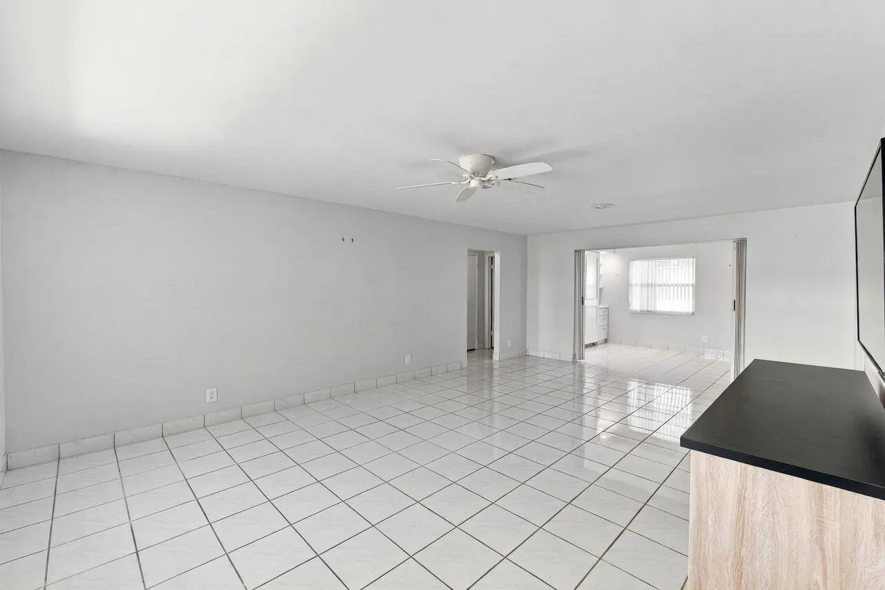 Large living room with lots of natural light