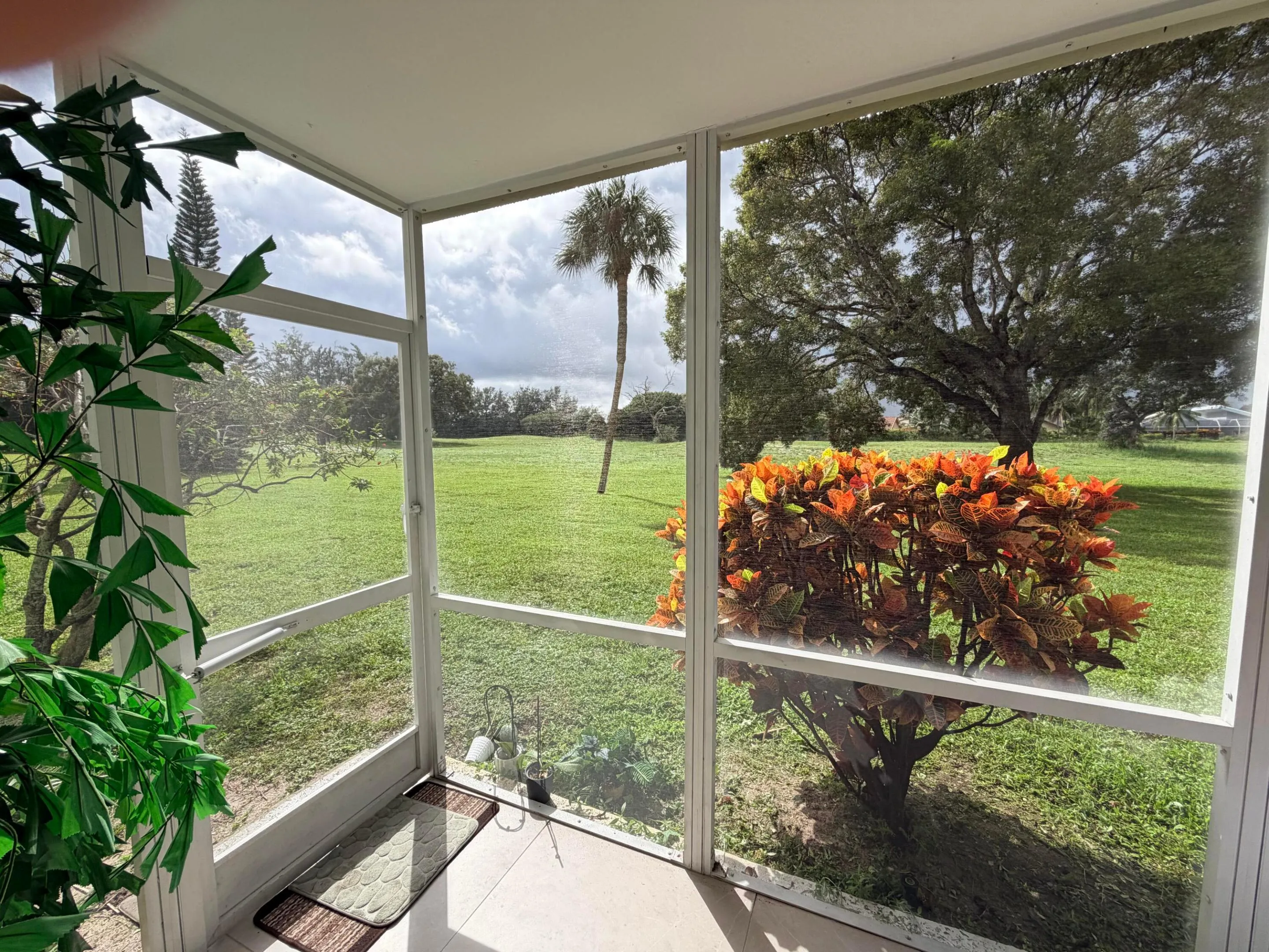 Screened patio