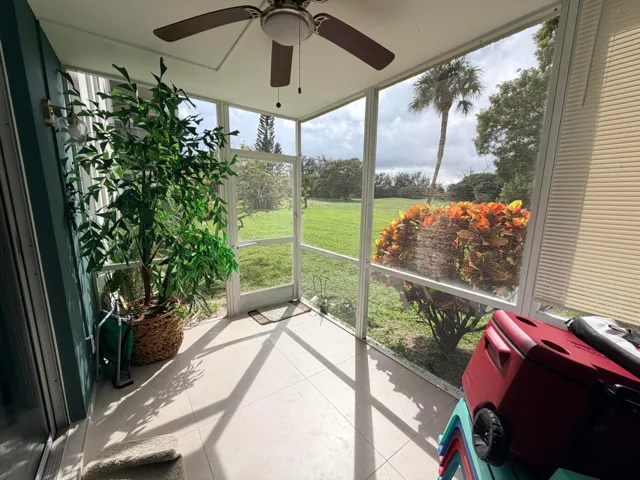 Screened patio