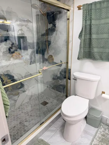 Master shower