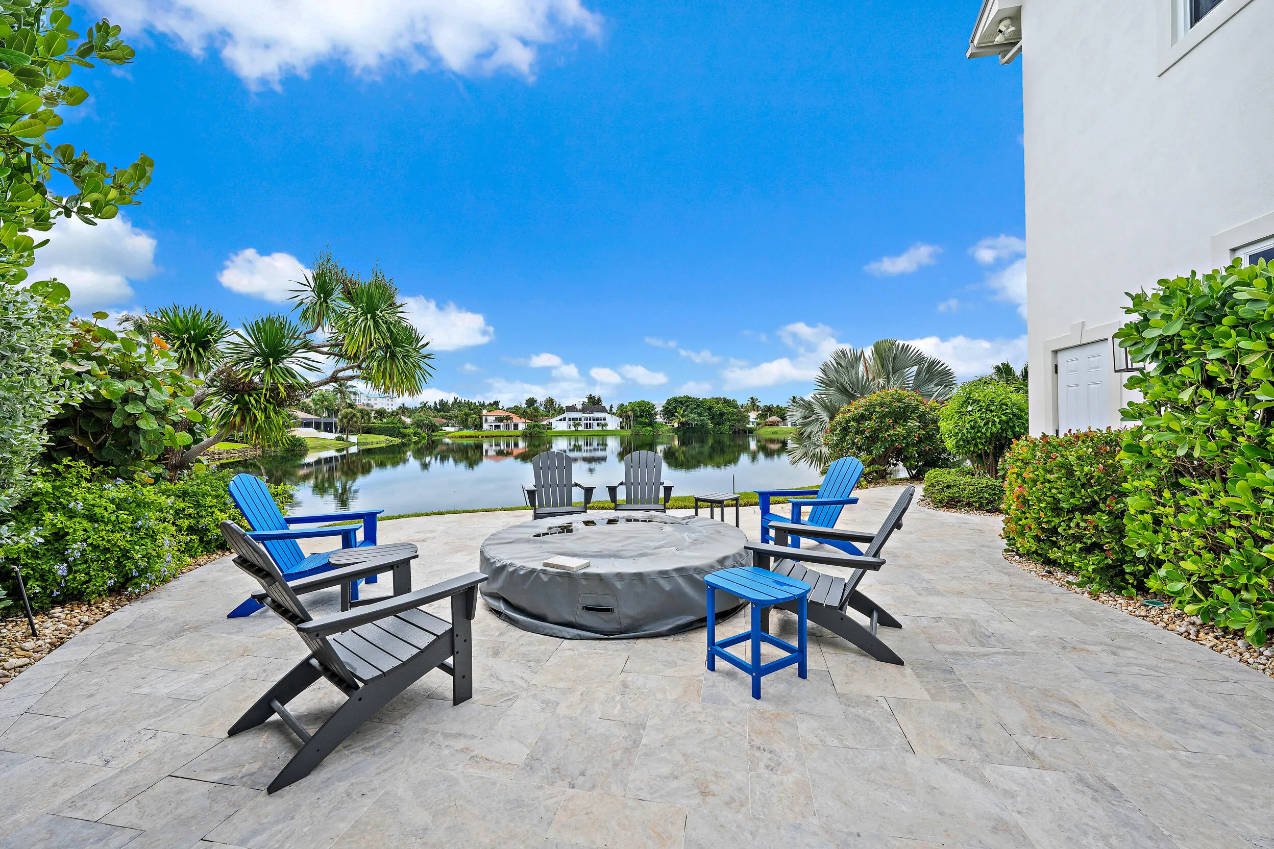 Built in Fire Pit