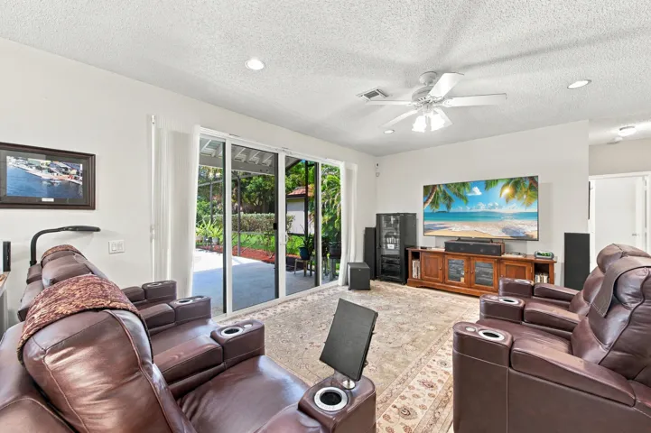 White walls with recessed lighting