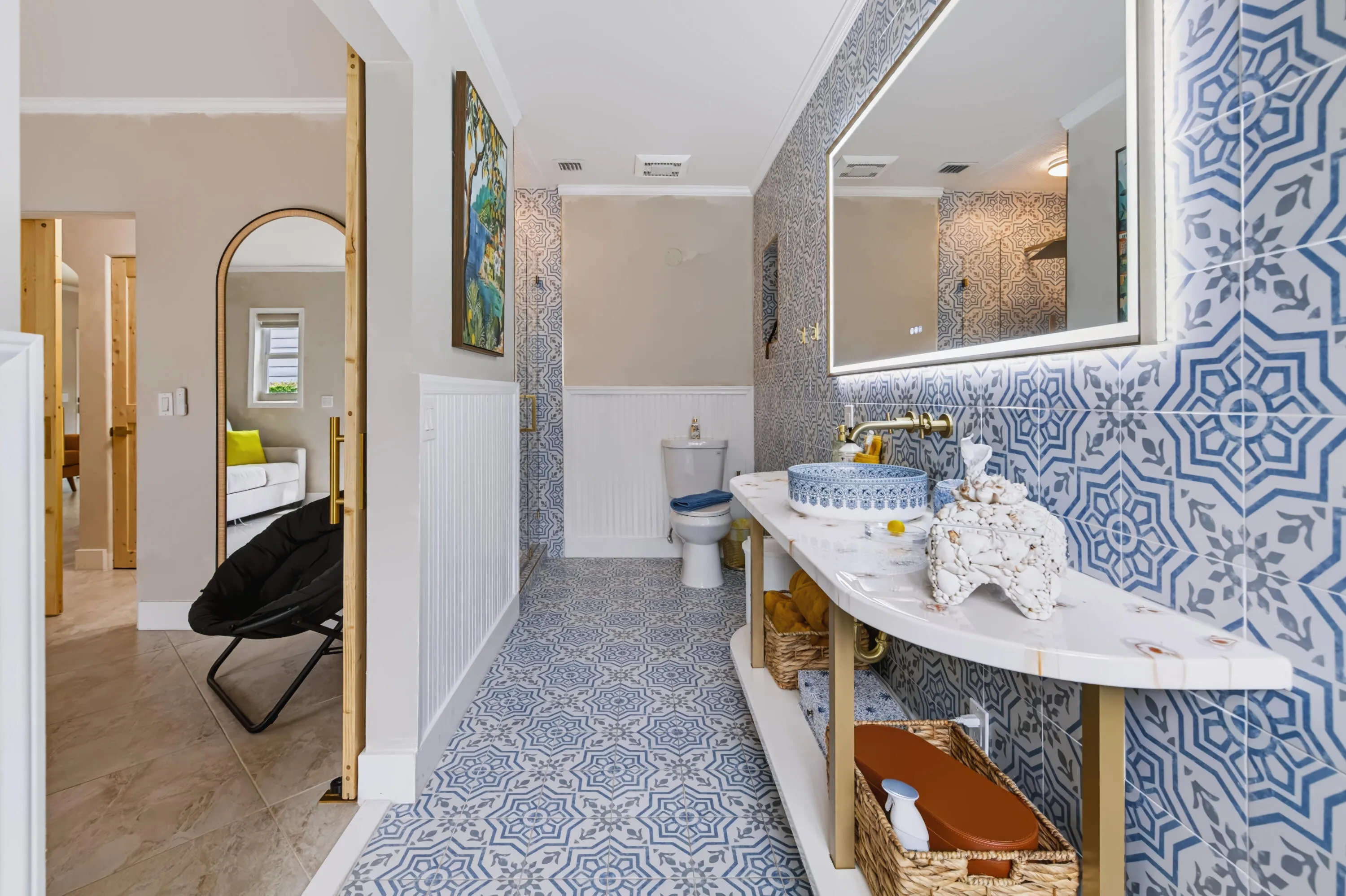Imported Italian tiles