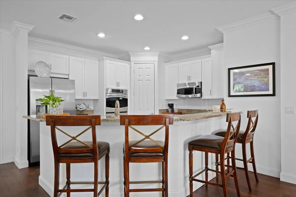 Kitchen Island and Gathering Space