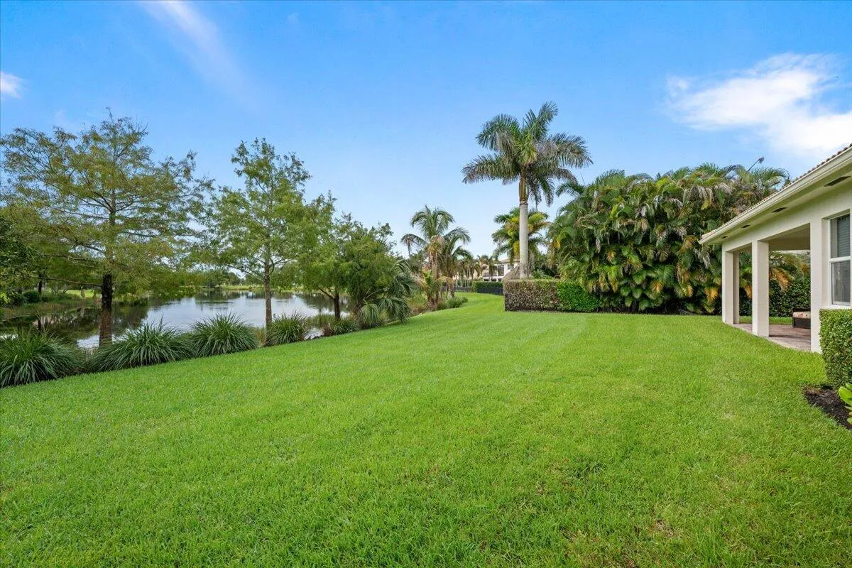 Backyard with Peaceful Water Views