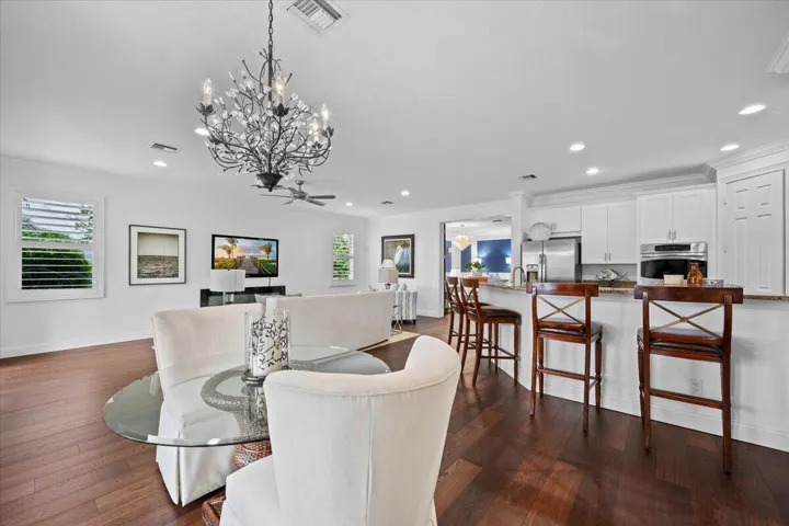Kitchen Open to Living Area