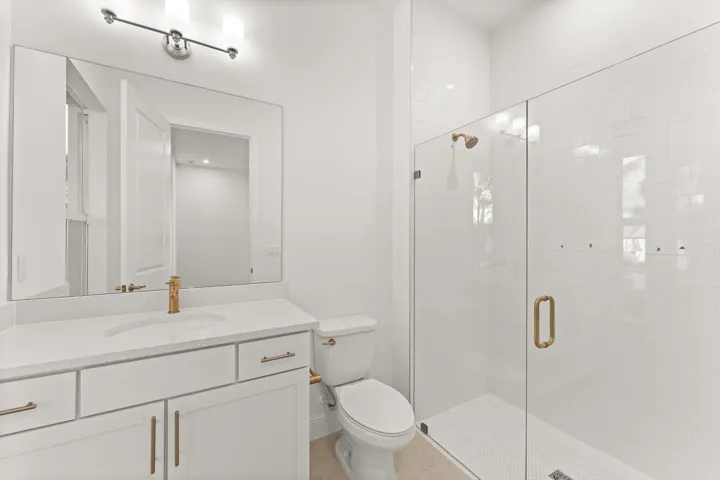 Stock photos represent builder's floorplan
