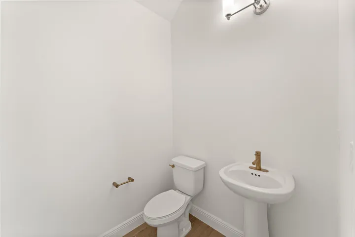 Stock photos represent builder's floorplan