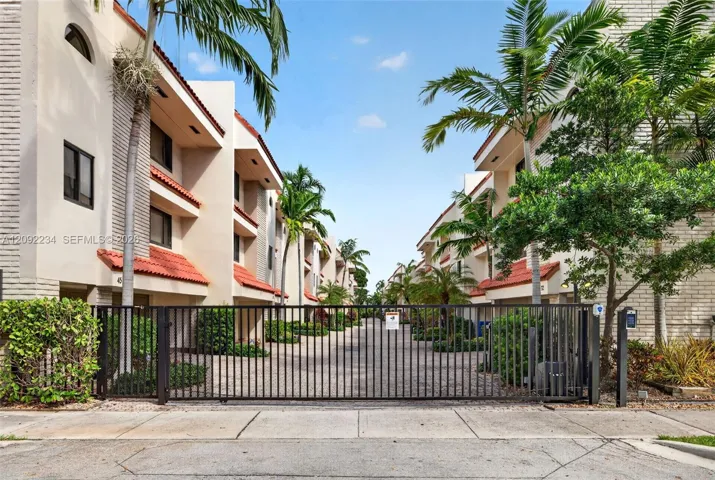 Security Gate is Motion Activated from Inside the Complex for Your Convenience