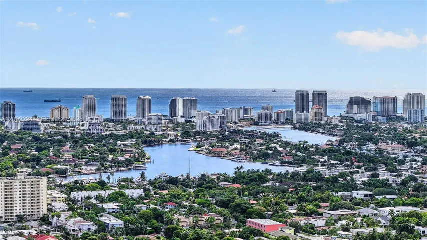 Drone View to the East Shows Your Closeness to the Beach