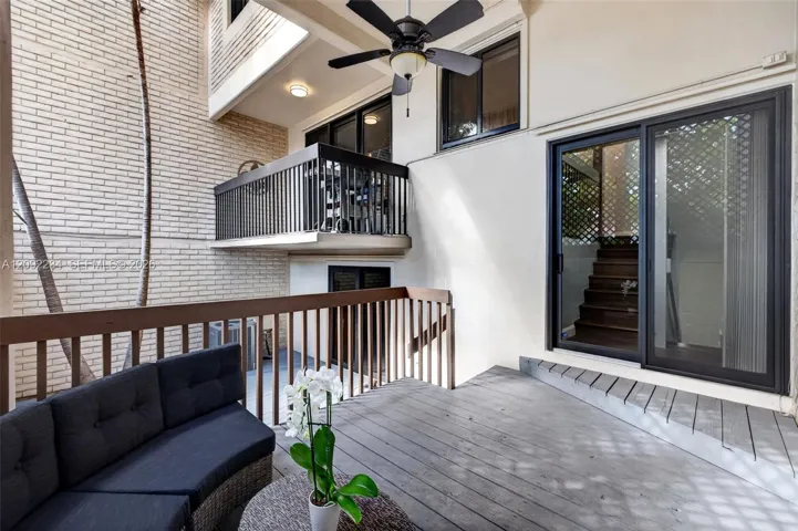 Impact Sliding Doors Lead in to the Stair Landing for Easy Access to the First or Second Floor