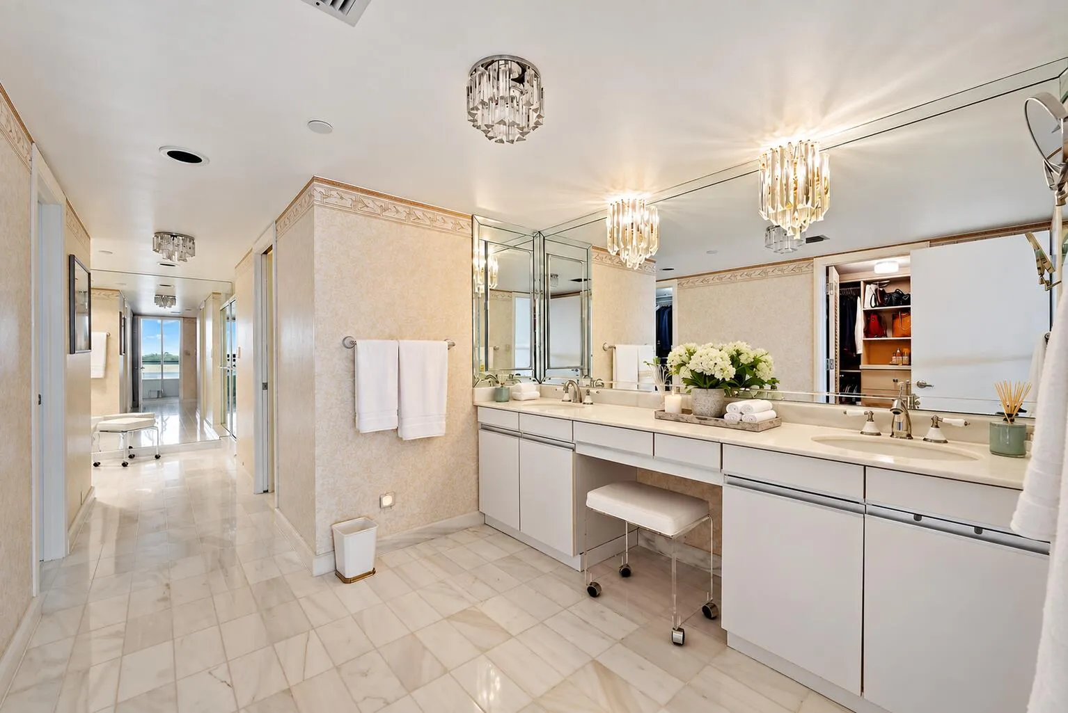 Primary Bath - Virtually Staged