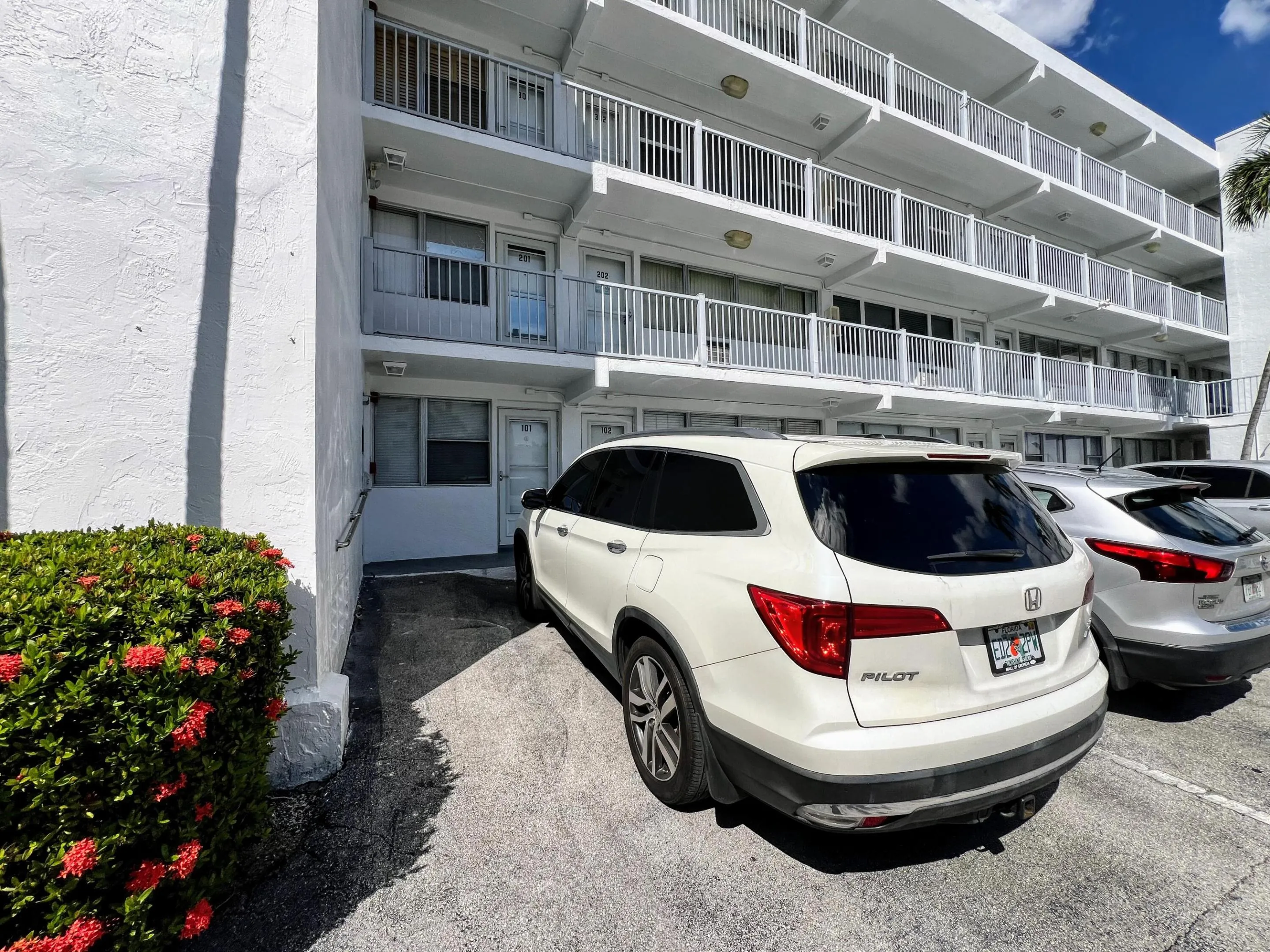 Parking right out front