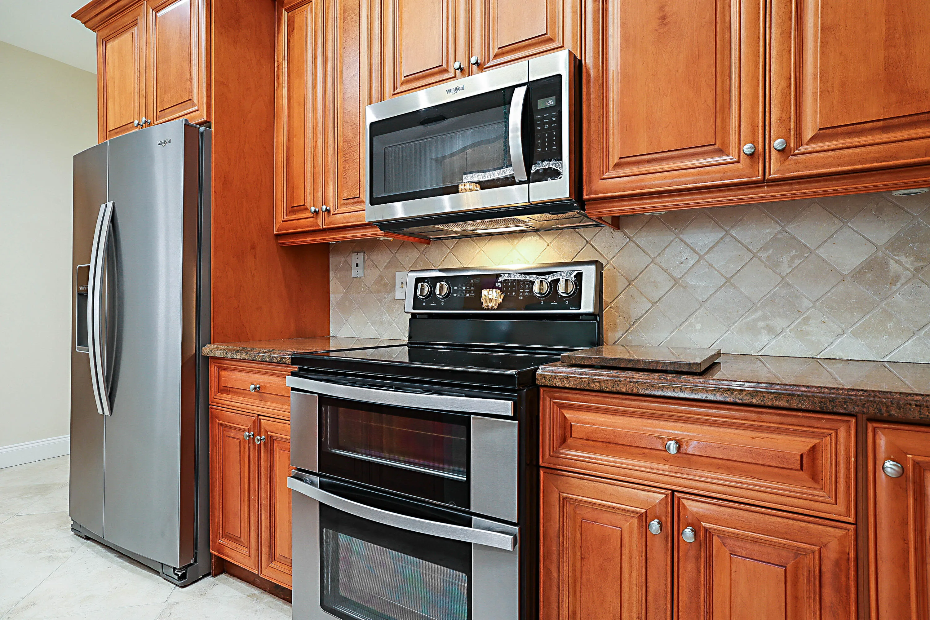 Double oven + Microwave