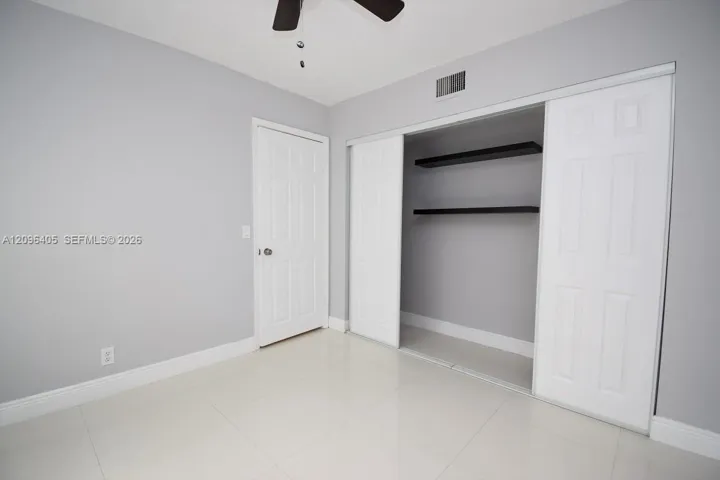 Bedroom located on the first floor.