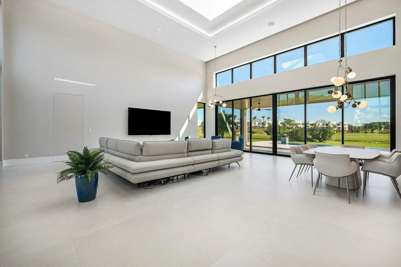 living & dining area