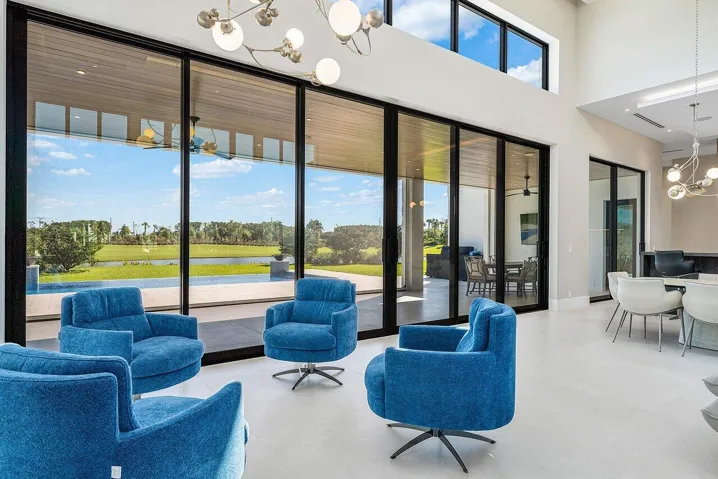 glass doors wall