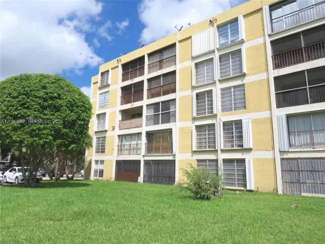Rear of the building