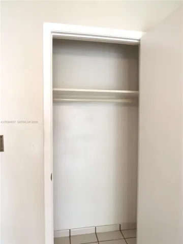 Closet next to entry door