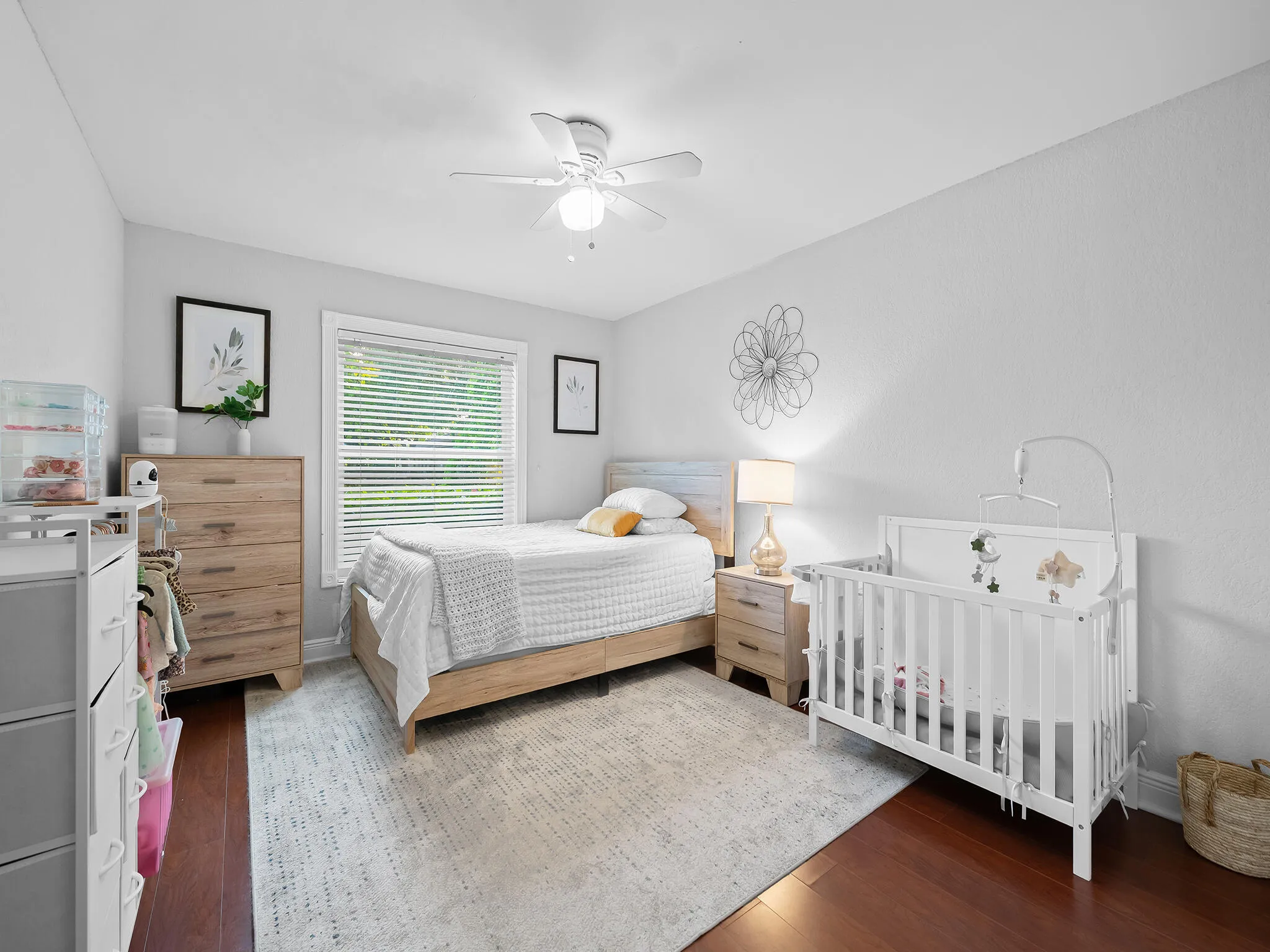 Flexible fourth bedroom, currently a nursery.