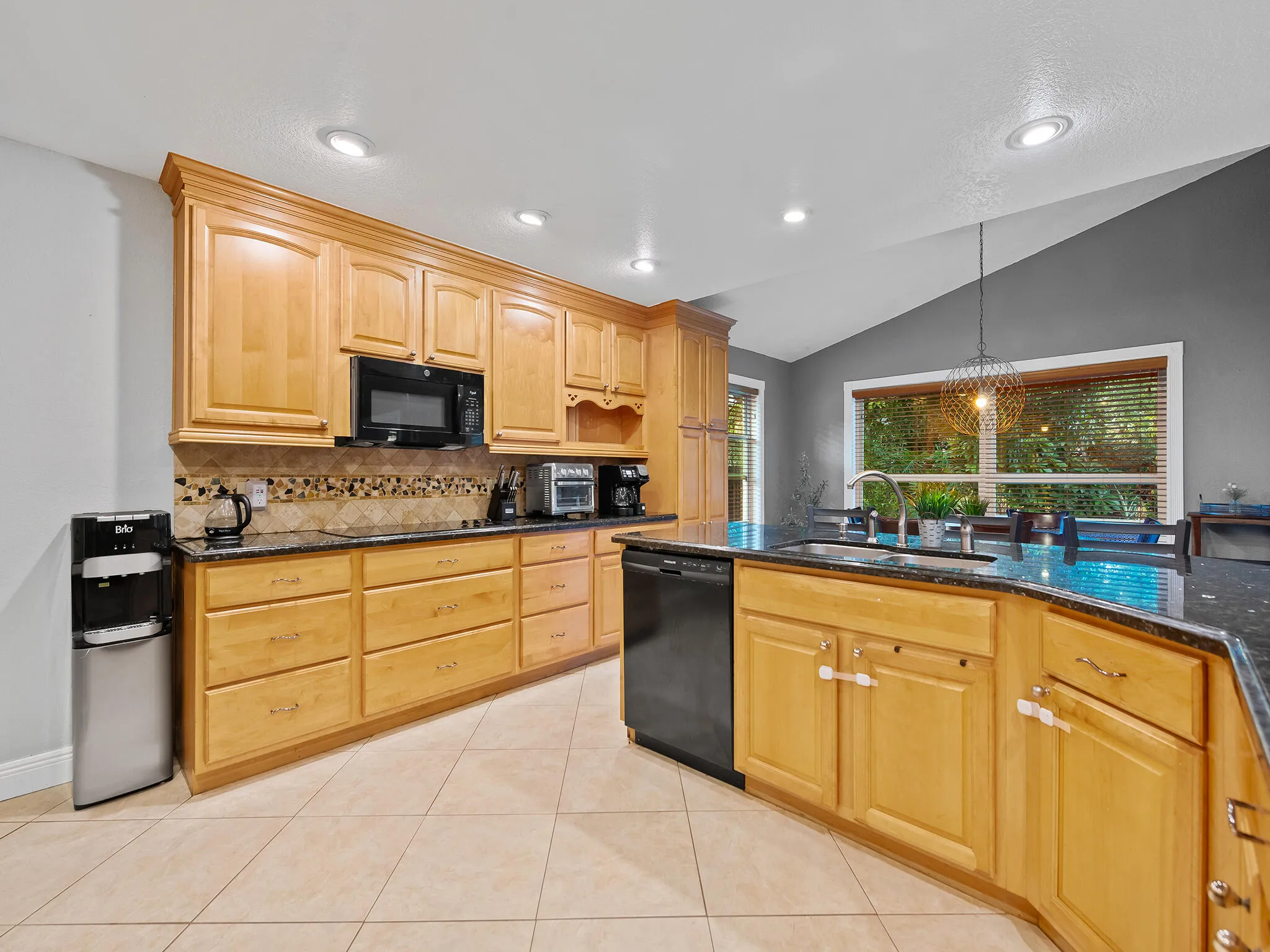 Generous counters and storage for effortless cooking.