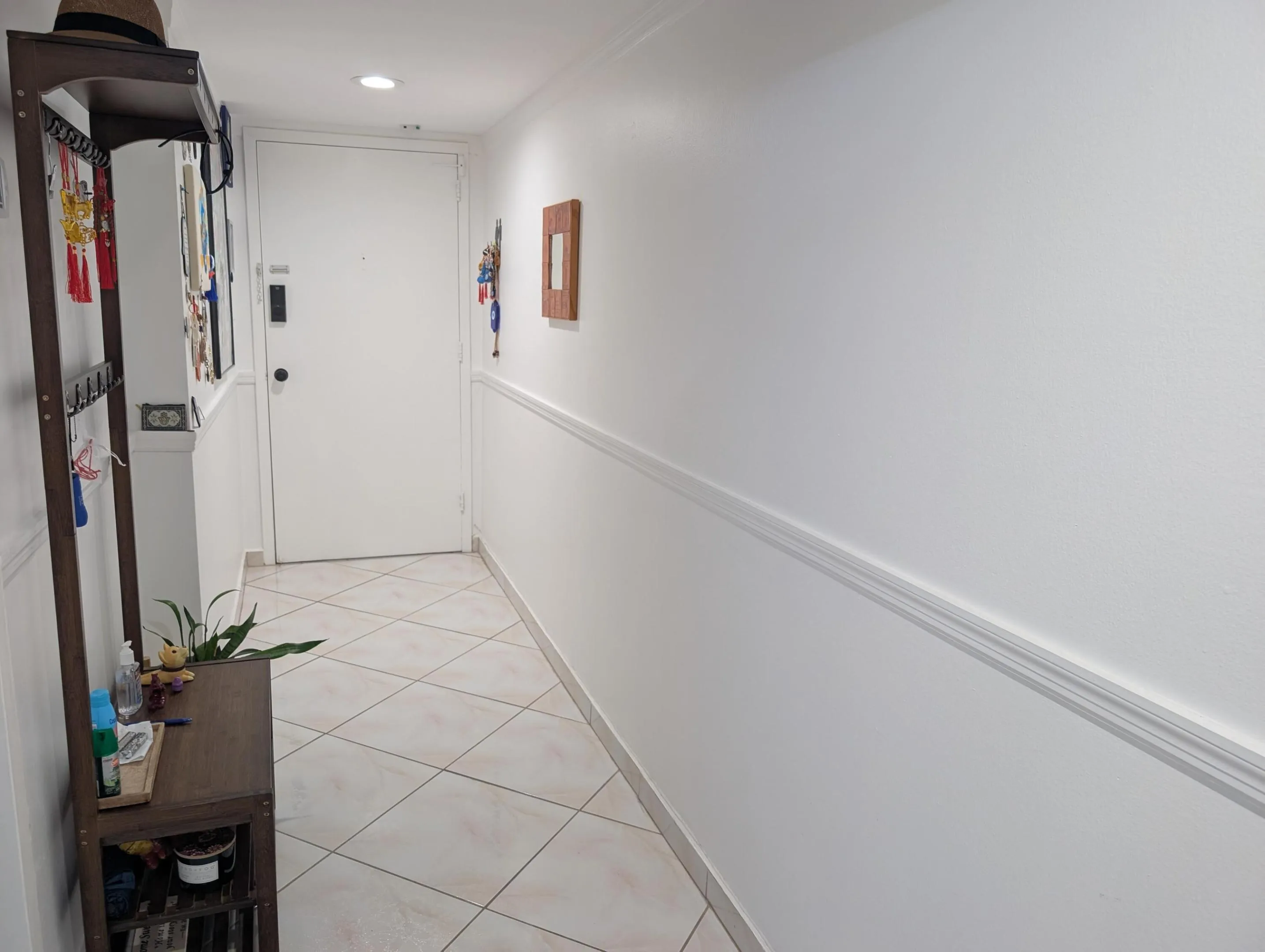 Hallway to Exit the Unit