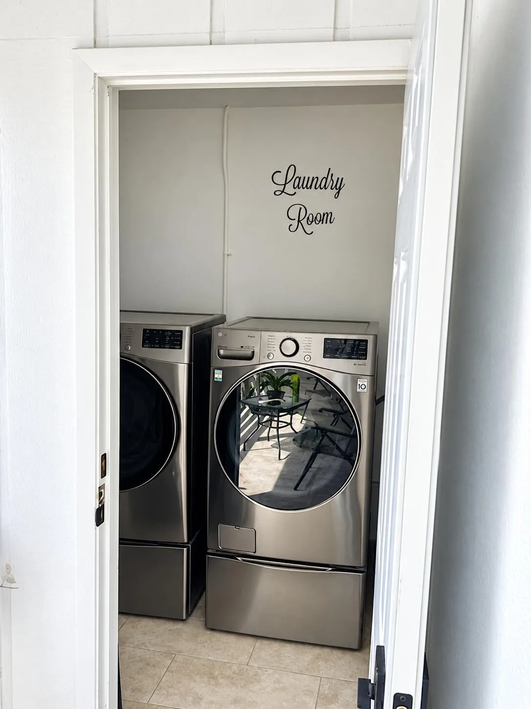 Newer Full size washer and dryer