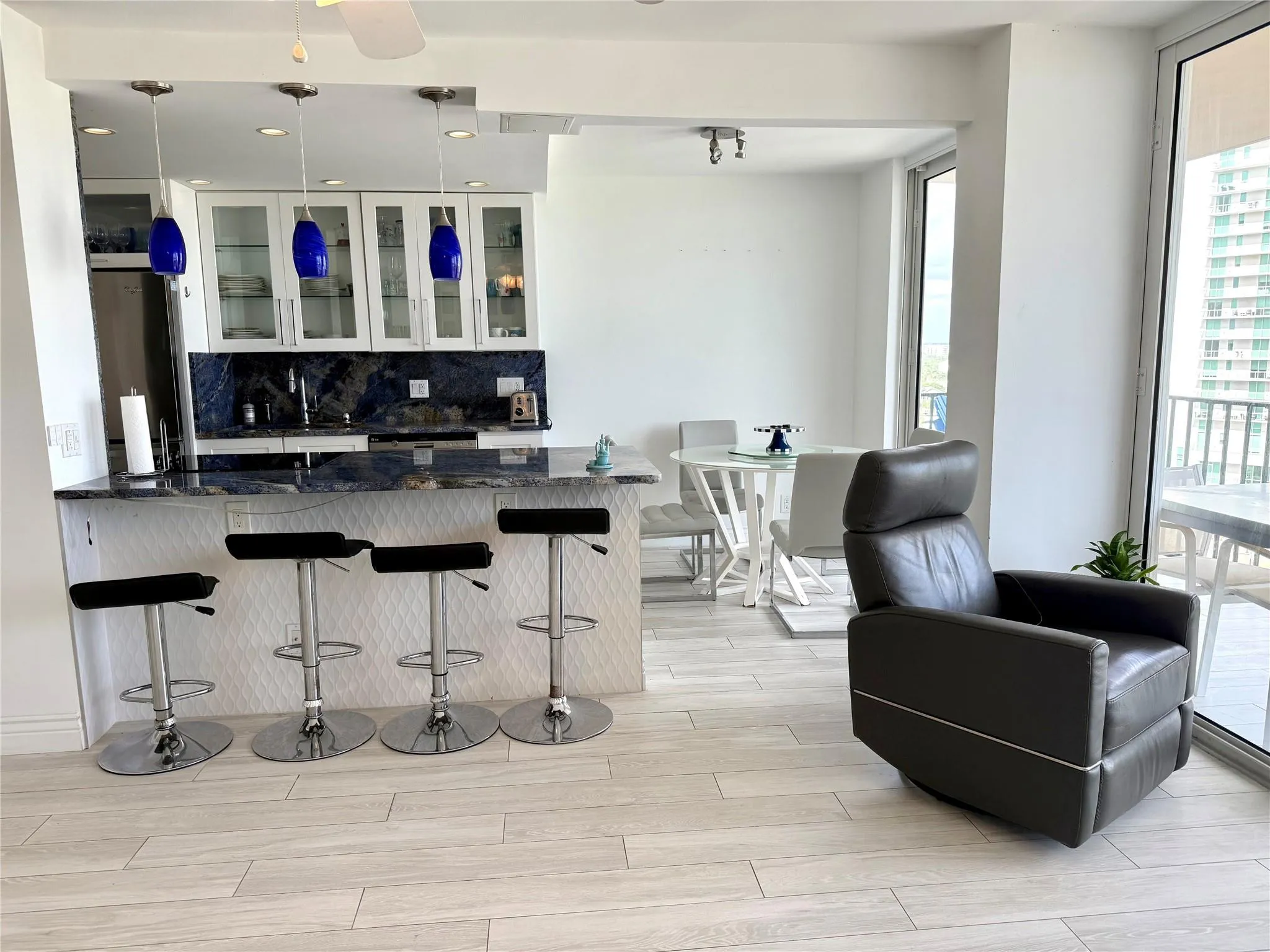 Kitchen with dining area