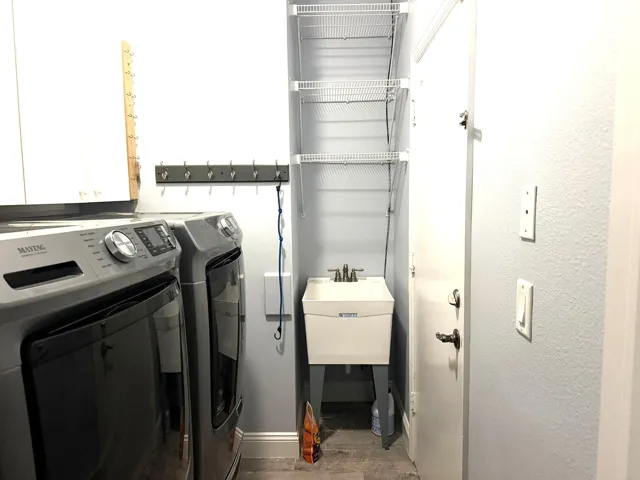 Laundry with wash tub