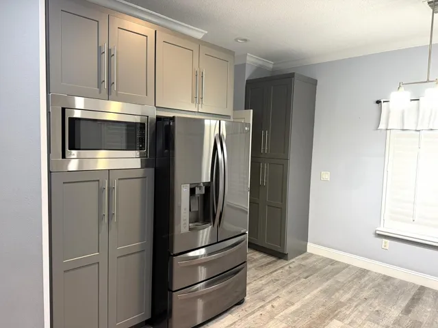 Kitchen with large pantry
