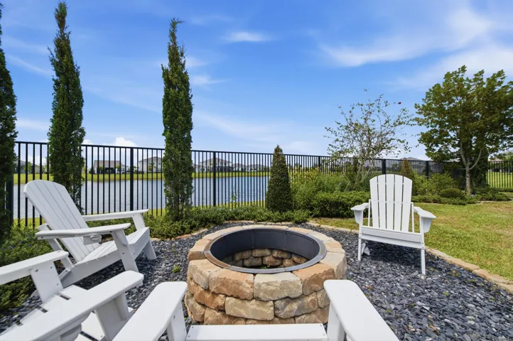 Nice lake view from firepit