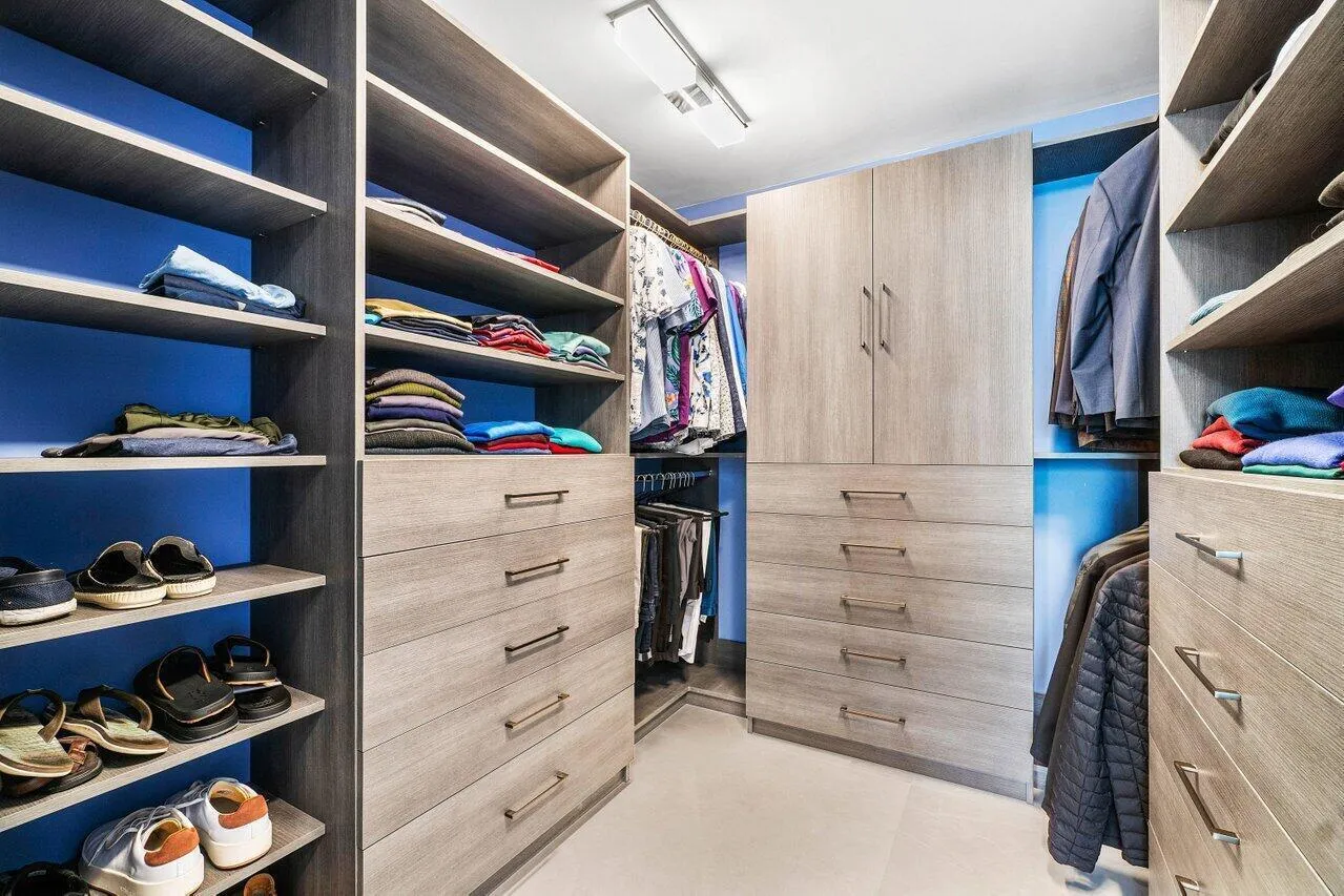 2 Separate Primary Closets